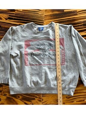 Budweiser Gray Crewneck Sweatshirt